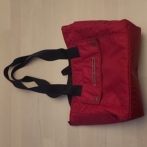 1990s/Y2K Polo Sport Ralph Lauren Red Nylon Tote